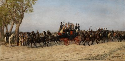 The Two Princesses in the Carriage by Domenico Battaglia